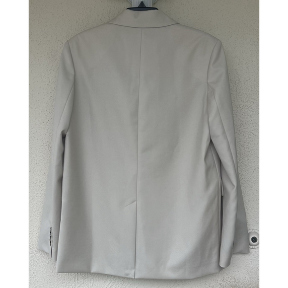 New Loulou De Saison Studio Arlo Double Breasted Blazer Jacket Gold Size 34 Wool - Picture 8 of 12